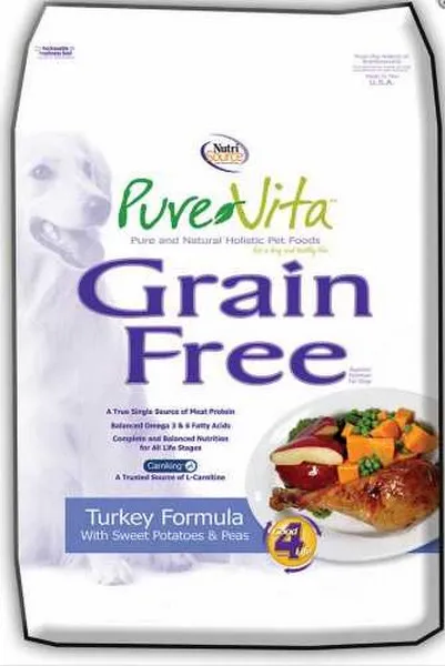 5 Lb Nutrisource Purevita  Grain Free Turkey & Sweet Potato Entree Dog - Health/First Aid
